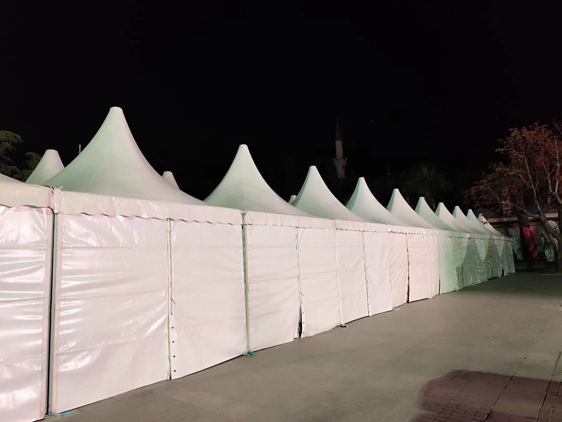 3 metre kubbeli çadır kiralama ve kurulum uygulaması 5