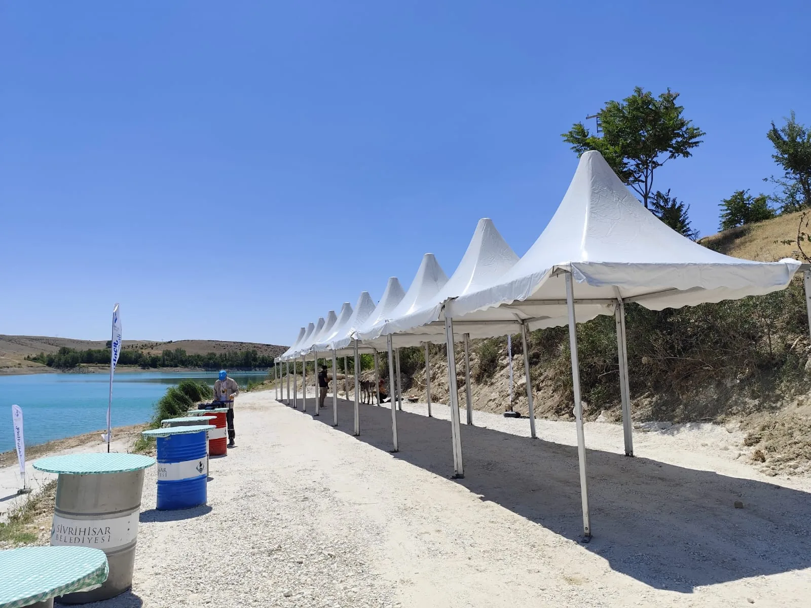 3 metre kubbeli çadır kiralama ve kurulum uygulaması 7