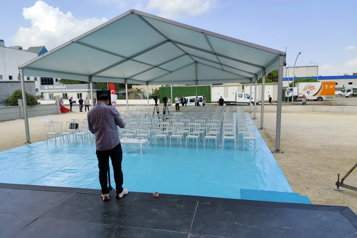 8 Metre Küçük Çadır kiralama